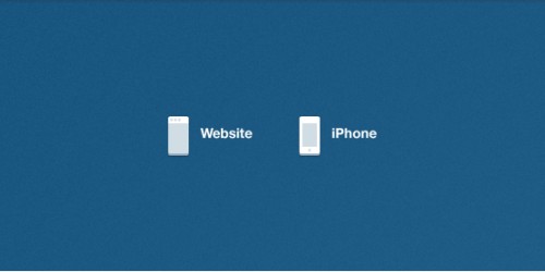 Minimal Website and iPhone Icons