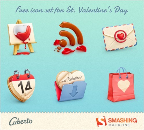 St Valentine's Day Icon Set
