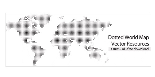 Dotted World Map