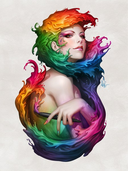Angel of Colors