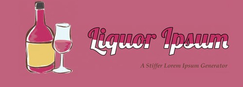 Liquor Ipsum