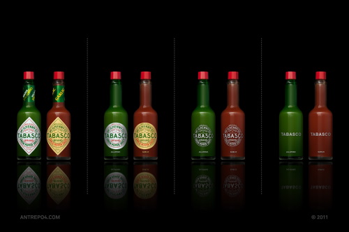 Minimal Product Design - Tabasco