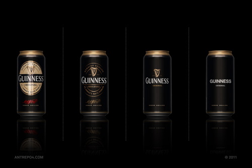 Minimal Product Design - Guinness