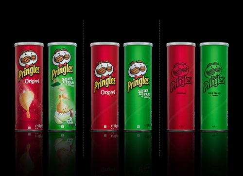 Minimal Product Design - pringles