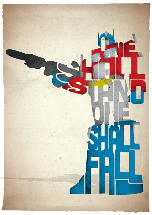 Creative Typography Posters of Popular Movies | favbulous